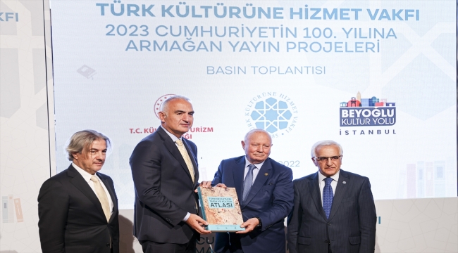 "2023 Cumhuriyetin 100. Yılına Armağan Yayın Projeleri" AKM'de tanıtıldı