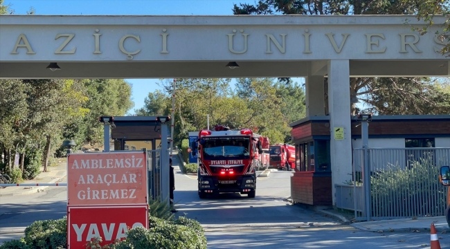 Boğaziçi Üniversitesi Kültürel Miras Müzesinin çatı katında yangın çıktı