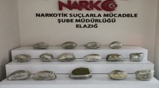 Elazığ'da tırda 17 kilo 650 gram esrar ele geçirildi