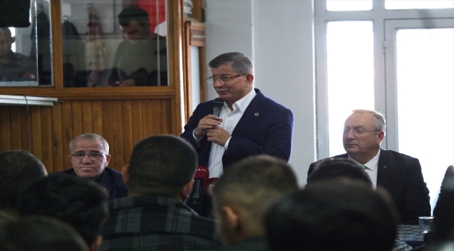 Gelecek Partisi Genel Başkanı Davutoğlu, Bursa'da konuştu