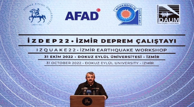 İzmir'de "deprem çalıştayı" düzenlendi