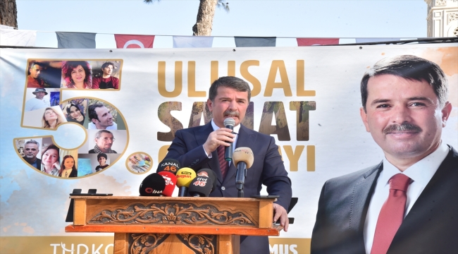 Kahramanmaraş'ta 5. Ulusal Resim Çalıştayı Sergisi açıldı