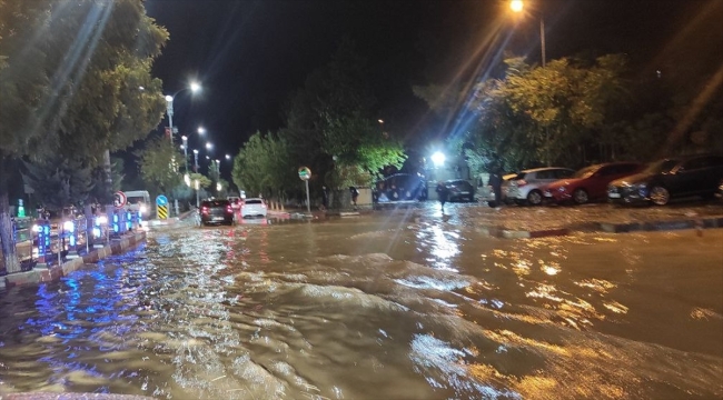 Siirt'te sağanak hayatı olumsuz etkiledi