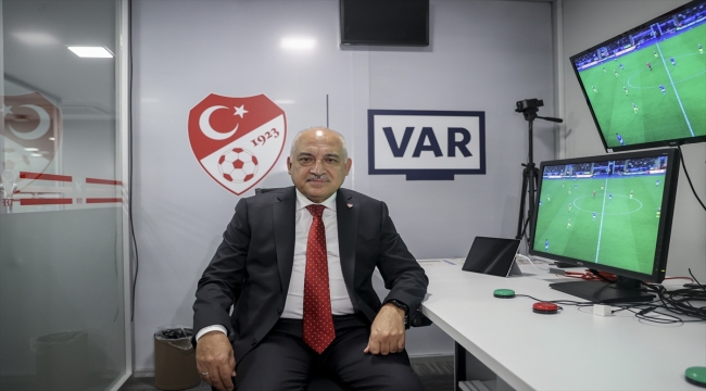 TFF Başkanı Mehmet Büyükekşi, gündemi AA muhabirine değerlendirdi