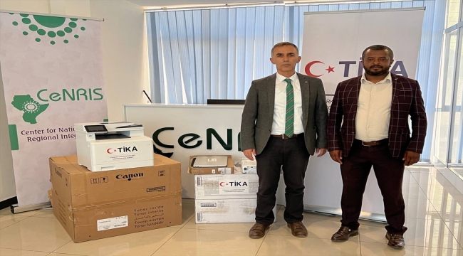 TİKA'dan Etiyopya'daki düşünce kuruluşuna teknik ekipman desteği