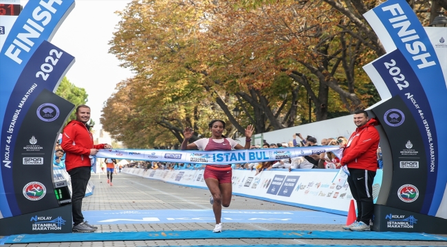 44. İstanbul Maratonu'nu kadınlarda Sechale Dalasa kazandı