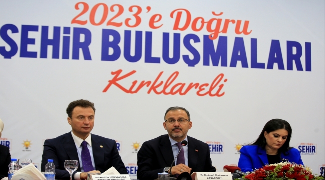 AK Parti Genel Başkan Yardımcısı Jülide Sarıeroğlu, Kırklareli'nde konuştu