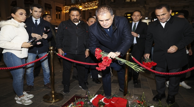 AK Parti Sözcüsü Çelik, İstiklal Caddesi'nde açıklama yaptı