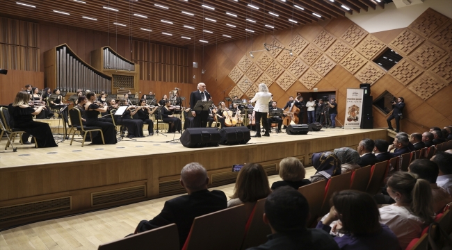 Başkentte "Senfoni ile Şanlıurfa Türküleri Gala Gecesi Konseri" düzenlendi