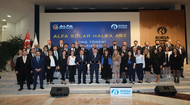 Borsa İstanbul'da gong Alfa Solar için çaldı