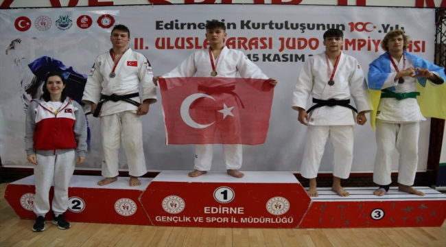 Edirne'de düzenlenen 2. Uluslararası Judo Şampiyonası tamamlandı