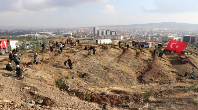 Elazığ, Bingöl ve Mardin'de "Milli Ağaçlandırma Günü" kapsamında fidanlar toprakla buluşturuldu 