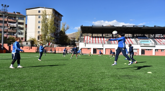 Hakkarigücü Kadın Futbol Takımı'nın hedefi şampiyonluk