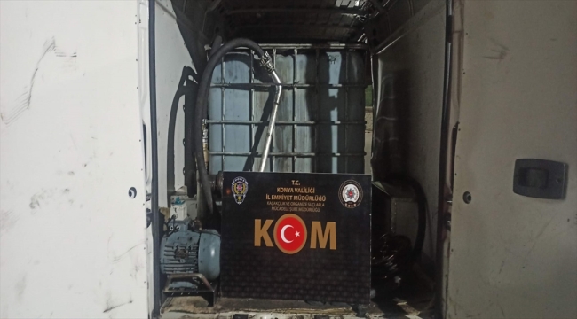 Konya'da 3 bin 265 litre kaçak akaryakıt ele geçirildi