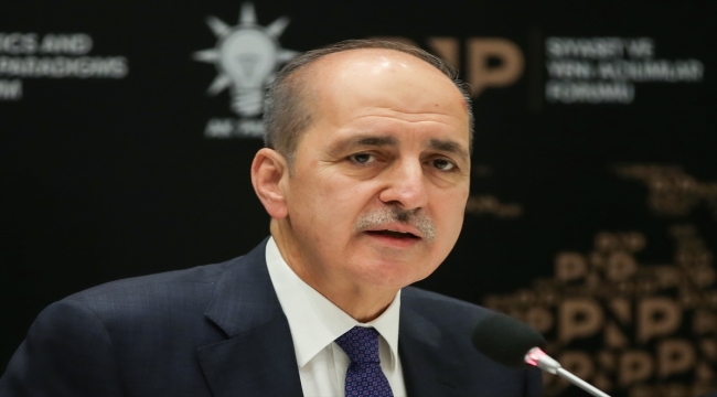 Kurtulmuş, "21. Yüzyılda Siyaset ve Yeni Açılımlar Forumu"nun basın toplantısında konuştu