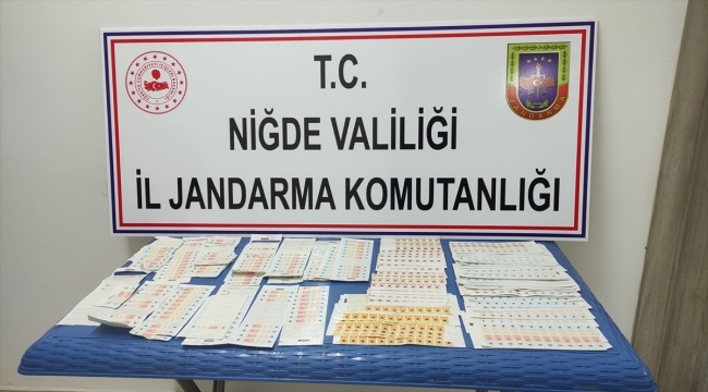 Niğde'de sahte içki üretip satan bir şüpheli yakalandı