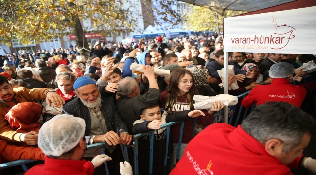 Ordu'daki festivalde 10 ton hamsi tüketildi