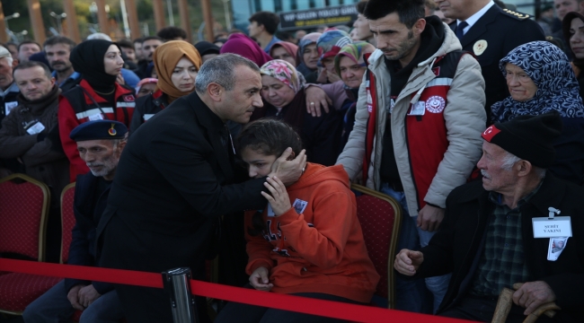 Şehit İsmail Ünal'ın cenazesi Ordu-Giresun Havalimanı'na getirildi