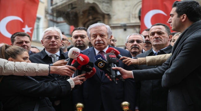 TBMM Başkanvekili Adan, terör saldırısının yaşandığı İstiklal Caddesi'nde açıklamada bulundu