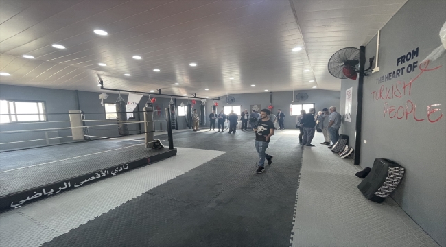 TİKA, Lübnan'da Filistin Mülteci Kampı'ndaki spor salonunu yeniledi