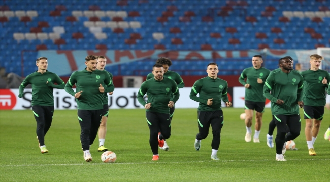 Trabzonspor-Ferencvaros maçına doğru