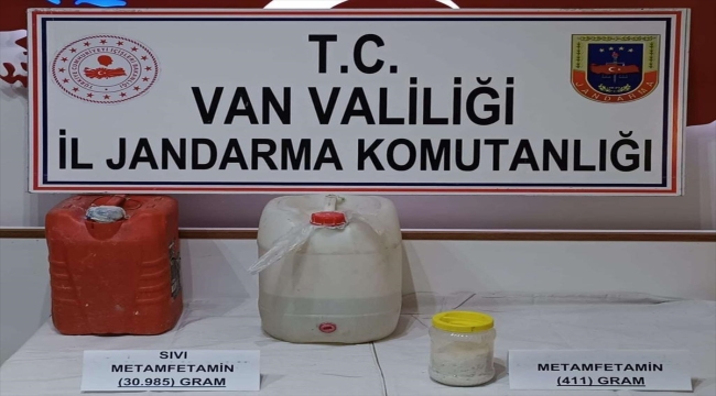 Van'da 31 kilo 396 gram sentetik uyuşturucu ele geçirildi