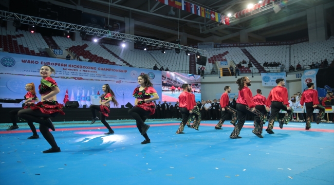 WAKO Avrupa Kick Boks Şampiyonası, Antalya'da başladı