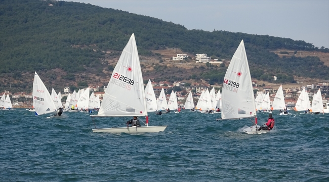 Yelken Ligi ILCA 1. ayak mücadelesi Balıkesir'de başladı