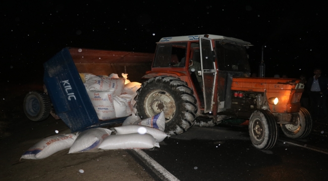 Ağrı'da zincirleme trafik kazasında 3 kişi yaralandı