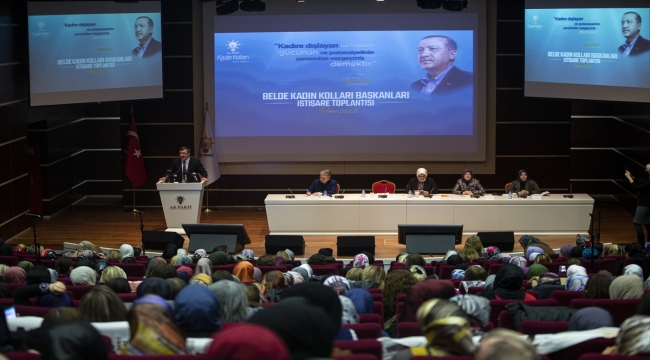 AK Parti belde kadın kolları başkanları istişare toplantısı yapıldı