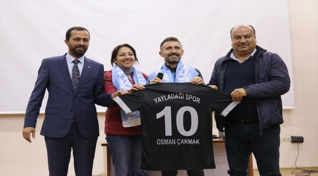 Ampute Futbol Milli Takımı Teknik Direktörü Osman Çakmak, Hatay'da gençlerle buluştu