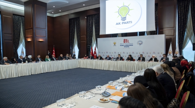 Bakan Yanık, AK Parti Sosyal Politika Birimi Başkanları Toplantısı'nda konuştu