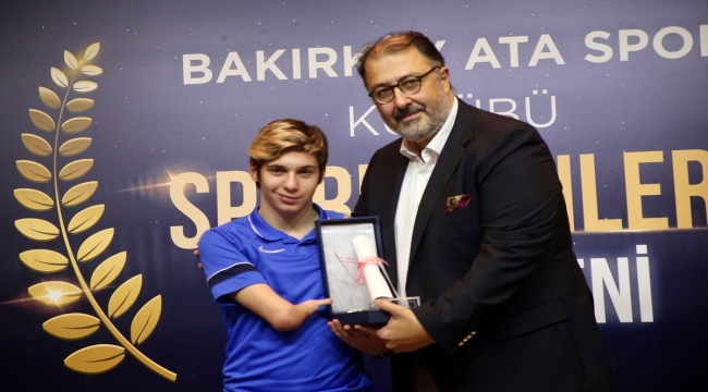 "Bakırköy Ata Spor Kulübü Sporun Enleri" ödülleri sahiplerini buldu