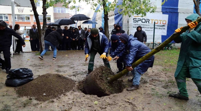 Beyoğlu'ndaki terör saldırısında hayatını kaybeden Yağmur'un anısına fidan dikildi