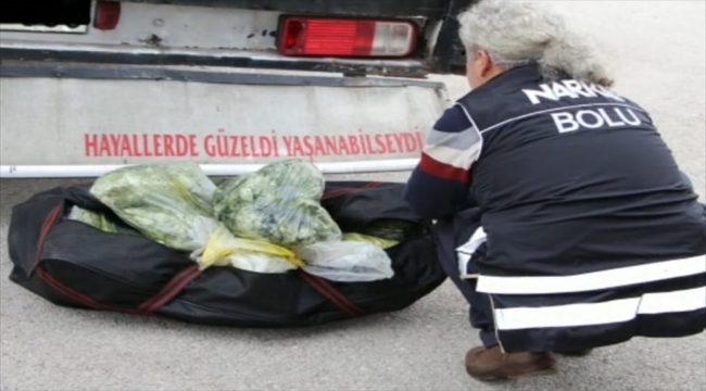 Bolu'da kamyonda 230 kilo 750 gram uyuşturucu ele geçirildi