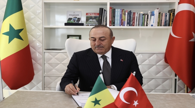 Çavuşoğlu, Senegal'in Ankara'daki yeni büyükelçilik binasının açılışına katıldı