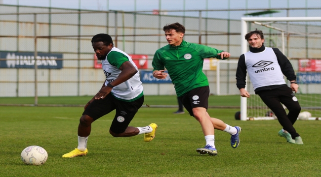 Çaykur Rizespor, Göztepe maçı hazırlıklarını sürdürdü