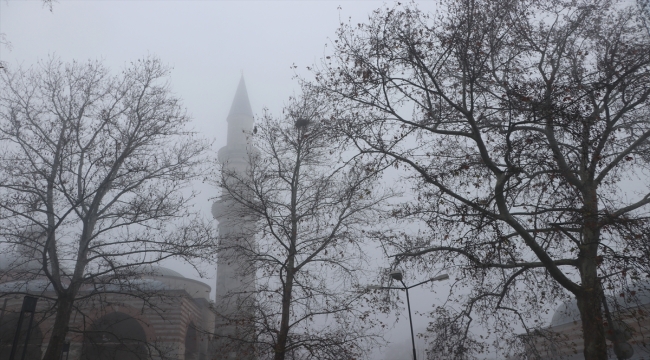 Edirne'de yoğun sis etkili oluyor