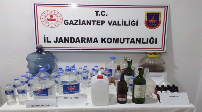 Gaziantep'te sahte içki ve kaçakçılık operasyonunda 35 şüpheli yakalandı