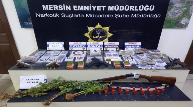 Mersin'de uyuşturucu operasyonunda 23 zanlı yakalandı