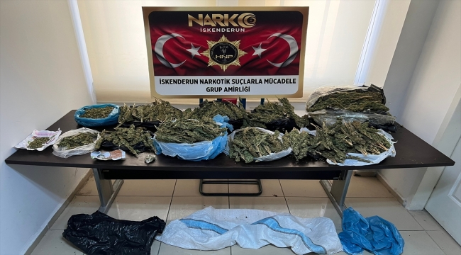 Hatay'da 17 kilo 274 gram esrar ele geçirildi