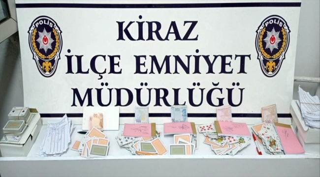 İzmir'de dernek lokalinde kumar oynayan 36 kişiye para cezası 