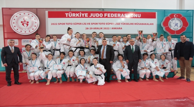 Judo Spor Toto Süper Ligi'nde şampiyon kadın ve erkeklerde Galatasaray oldu