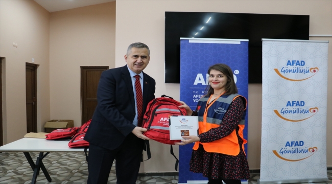 Kastamonu'da AFAD gönüllülerine sertifikaları verildi