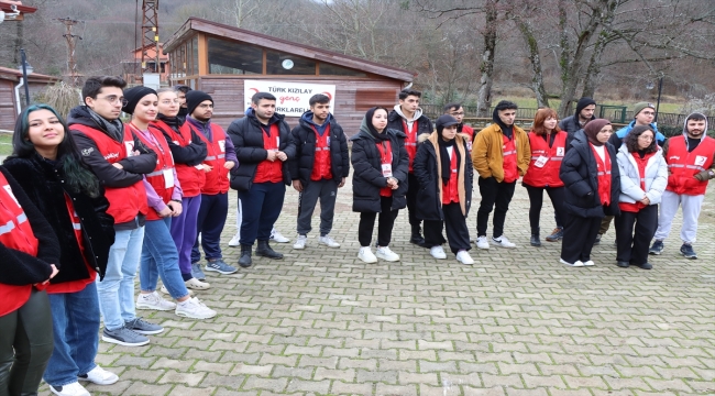 Kırklareli'nde Kızılay gönüllüleri afetlere hazırlanıyor