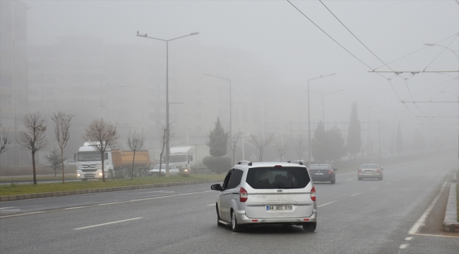 Malatya'da sis etkili oluyor