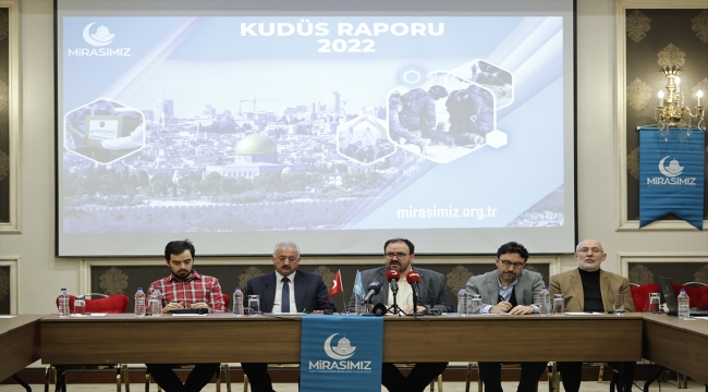 Mirasımız Derneği 2022 Kudüs Raporu'nu açıkladı