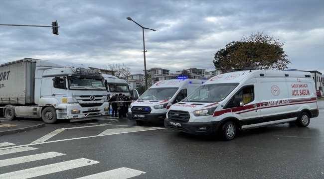 Ordu'da tırın çarptığı kadın hayatını kaybetti