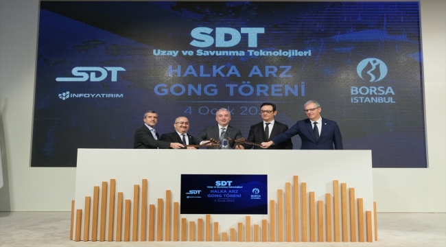 Borsa İstanbul'da gong SDT Uzay ve Savunma Teknolojileri için çaldı