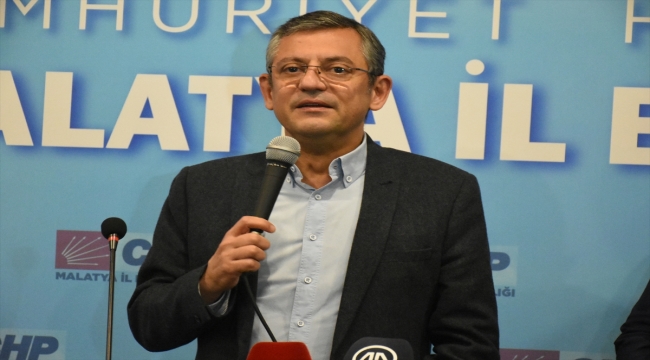 CHP Grup Başkanvekili Özgür Özel, Malatya'da konuştu